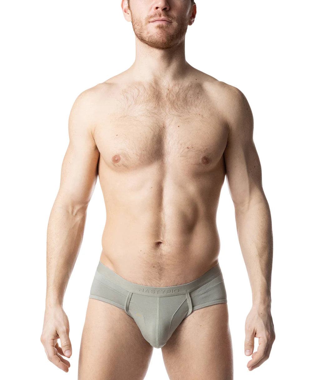 NASTY PIG INDULGE U FRONT BRIEF - SAGE GREEN