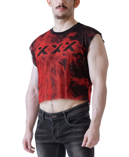 NASTY PIG INFERNO SLEEVELESS CROP TOP