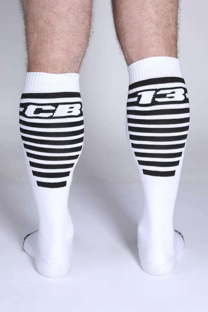 CELLBLOCK13 IRON GRIP SOCK - WHITE