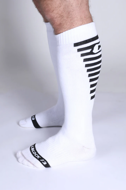 CELLBLOCK13 IRON GRIP SOCK - WHITE