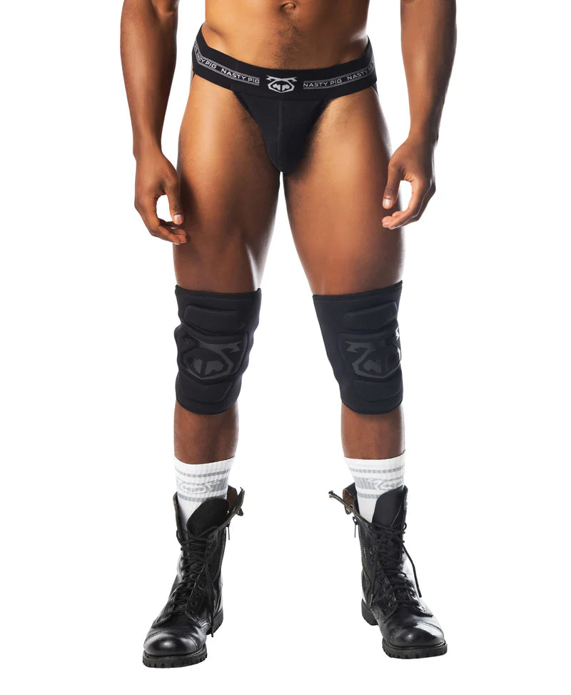 NASTY PIG SNOUT KNEE PADS - BLACK