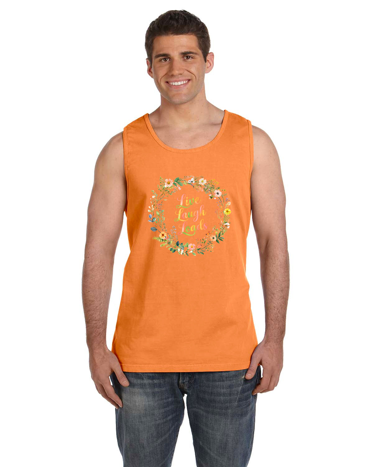 GRAFFITTI LIVE LAUGH LOADS TANK TOP