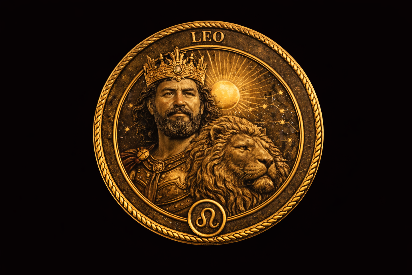 GAY BEAR ZODIAC - CHALLENGE COIN - LEO
