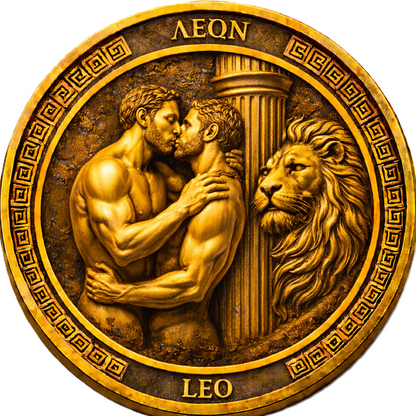 GAY ZODIAC - CHALLENGE COIN - LEO
