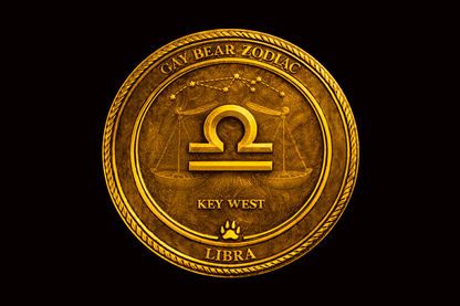 GAY BEAR ZODIAC - CHALLENGE COIN - LIBRA
