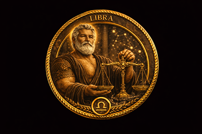 GAY BEAR ZODIAC - CHALLENGE COIN - LIBRA