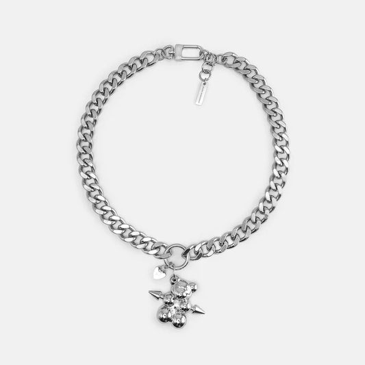 RARE ROMANCE MEGA PIERCED GUMMY BEAR NECKLACE