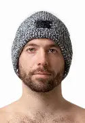 NASTY PIG SNOUT BEANIE - GRAY