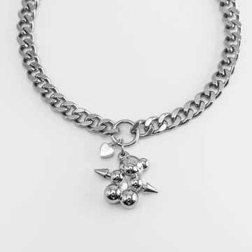 RARE ROMANCE MEGA PIERCED GUMMY BEAR NECKLACE
