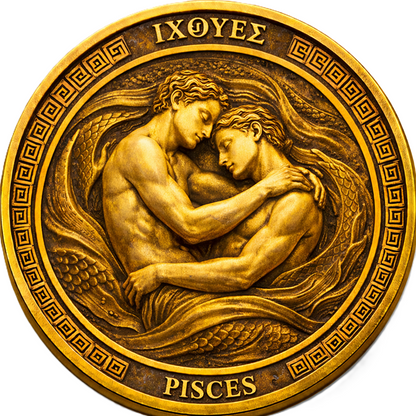 GAY ZODIAC - CHALLENGE COIN - PISCES