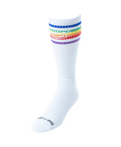 NASTY PIG PRIDE SOCK - WHITE