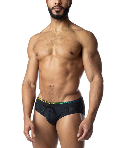 NASTY PIG PRISM PRIDE BIKINI - BLACK