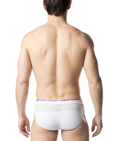 NASTY PIG PRISM PRIDE BIKINI - WHITE