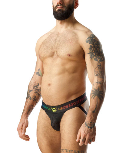 NASTY PIG PRISM PRIDE JOCK STRAP - BLACK