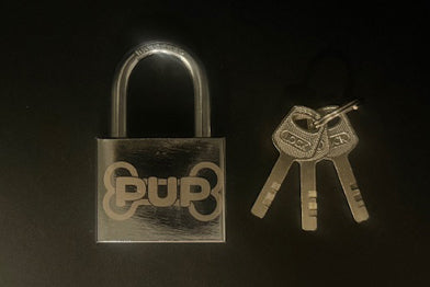 GRAFFITTI ENGRAVED LOCK - PUP
