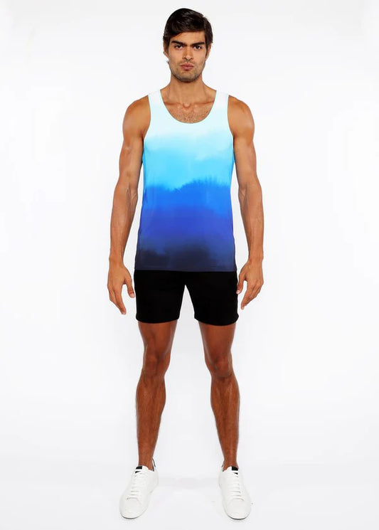 ST33LE CERULEAN GRADIENT TANK TOP