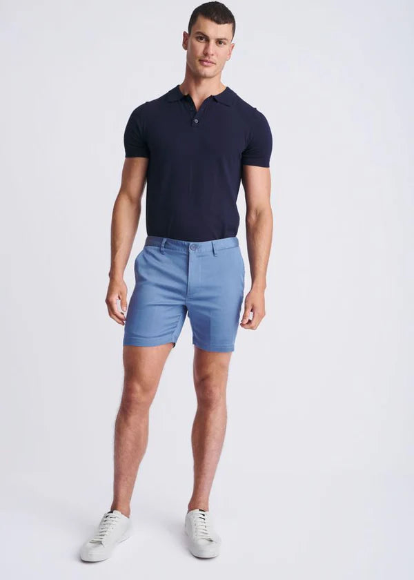 POSTMARC TEXTURED CHINO 6" SHORTS - BLUE FIN