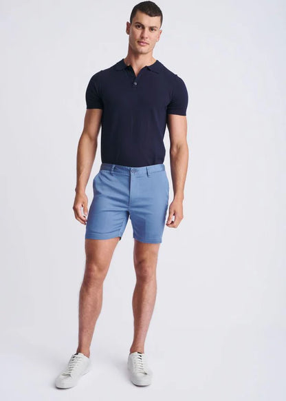 POSTMARC TEXTURED CHINO 6" SHORTS - BLUE FIN