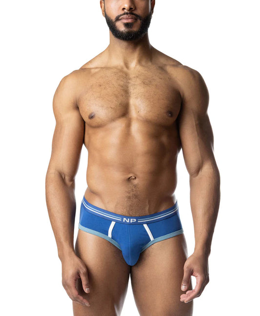NASTY PIG RIVAL CLASSIC BRIEF - QUARTZ BLUE/ WHITE/ LIGHT TEAL