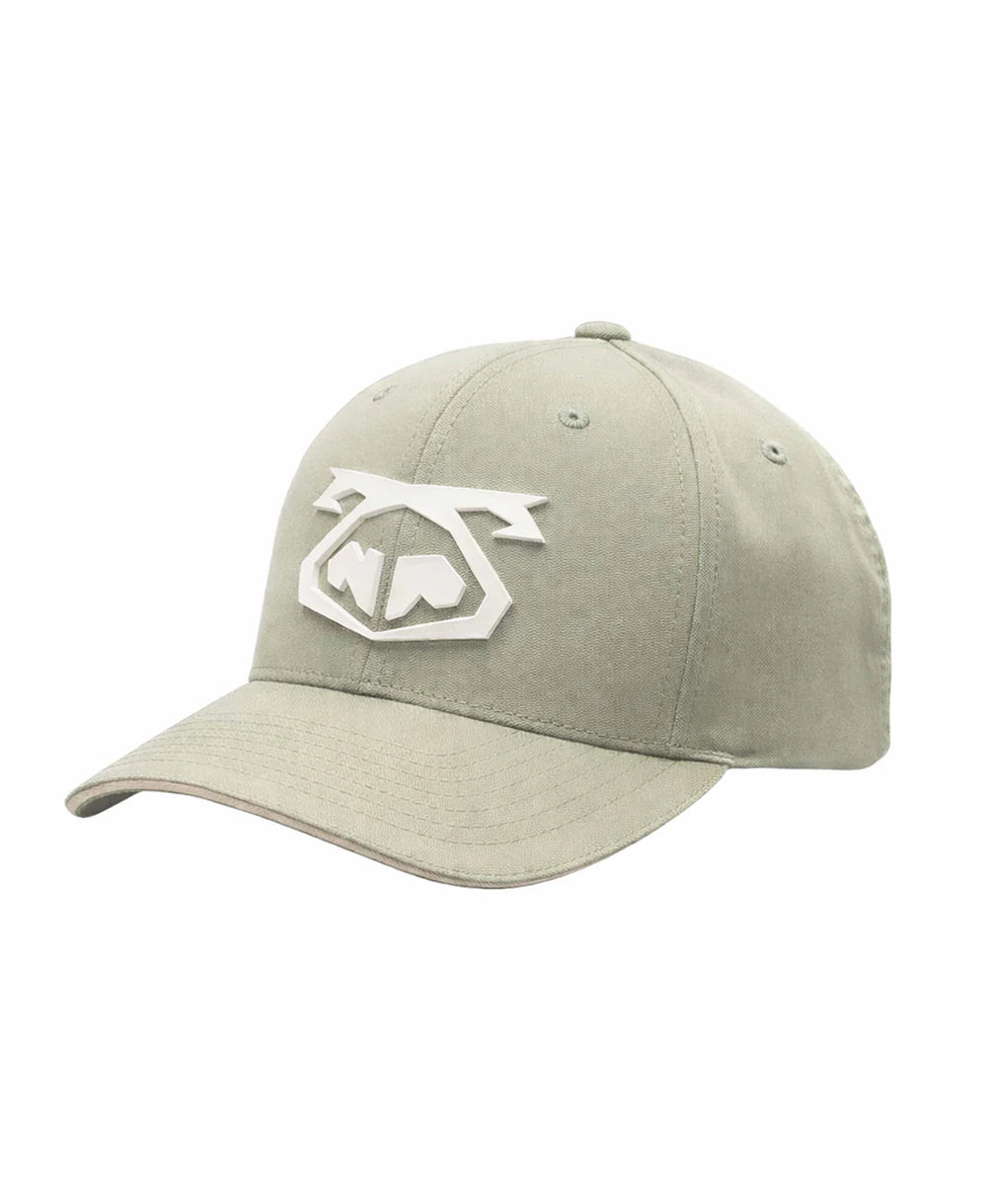 NASTY PIG 2 TONE SNOUT CAP - SAGE GREEN/ WHITE