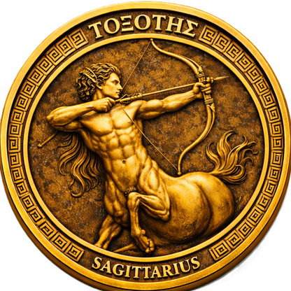 GAY ZODIAC - CHALLENGE COIN - SAGITTARIUS
