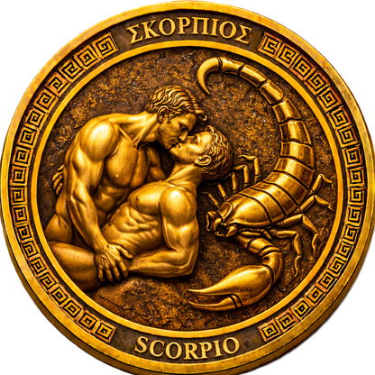 GAY ZODIAC - CHALLENGE COIN - SCORPIO