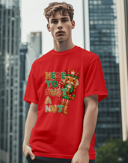 GRAFFITTI - HERE TO BUST A NUT TEE