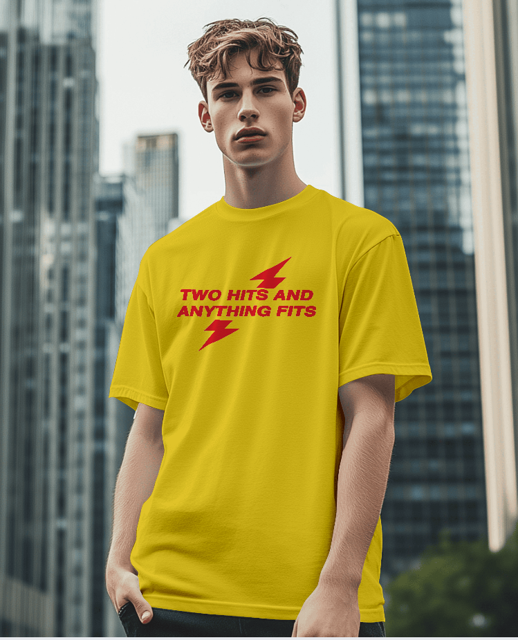 GRAFFITTI - 2 HITS ANYTHING FITS TEE