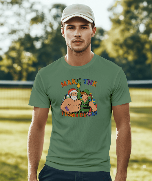 GRAFFITTI - MAKE THE YULETIDE GAY TEE