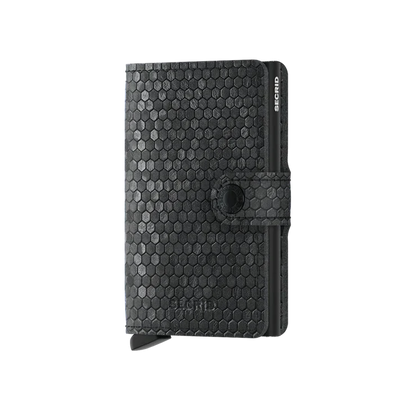 SECRID MINI WALLET - HEXAGON BLACK