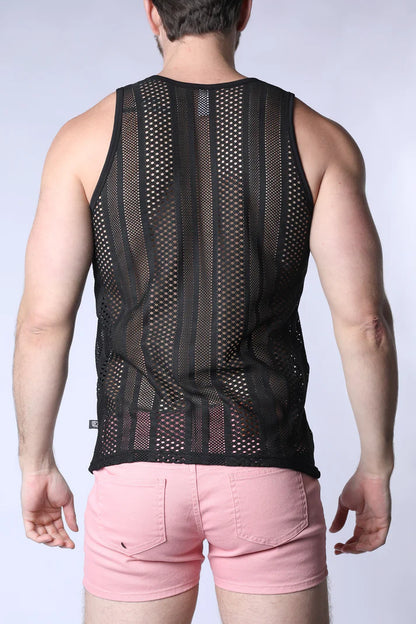 TIMOTEO SICILY TANK TOP - BLACK