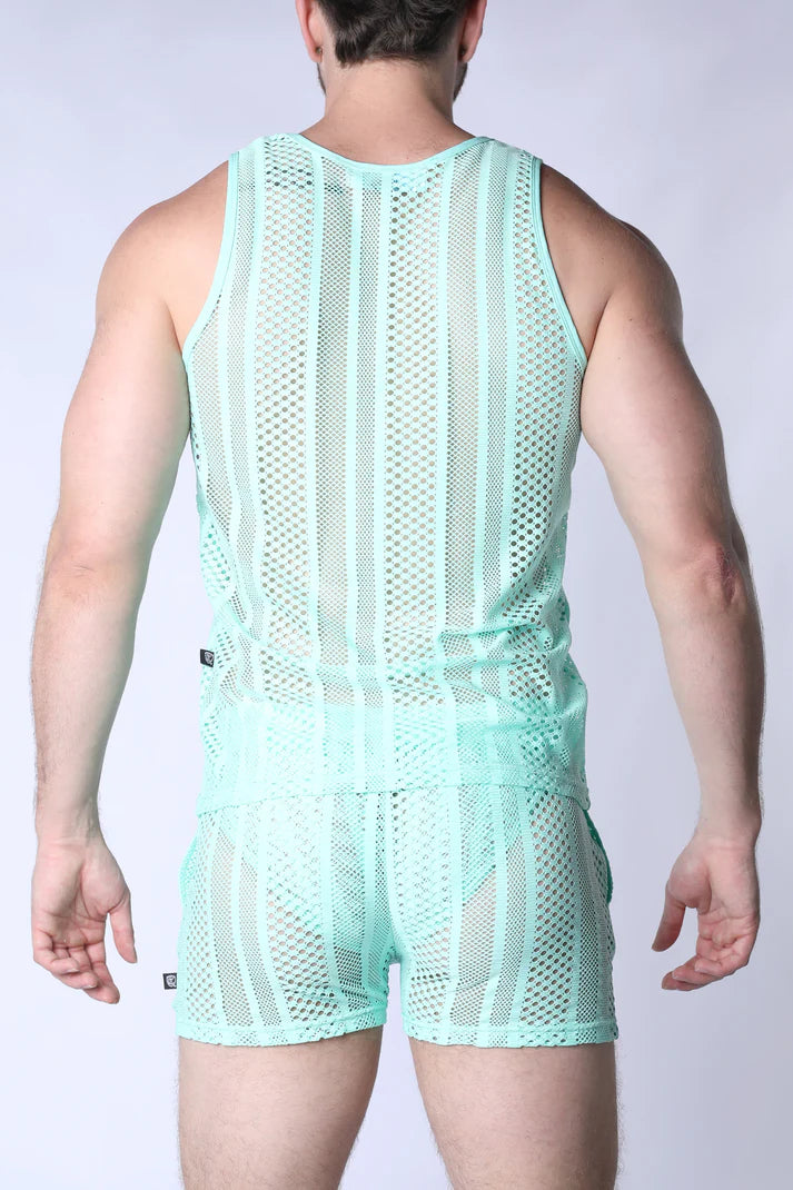 TIMOTEO SICILY TANK TOP - TURQUOISE