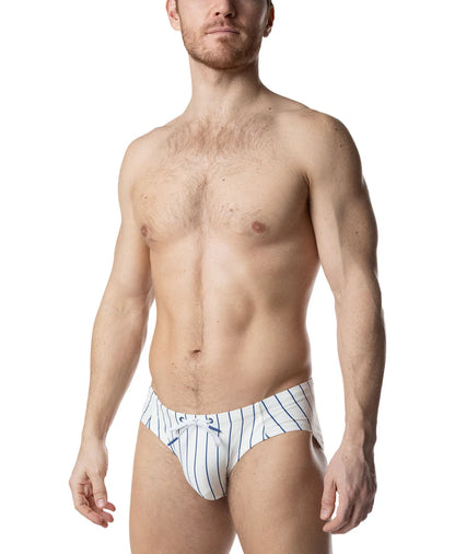 NASTY PIG THIRD BASE BIKINI - WHITE/ QUARTZ BLUE