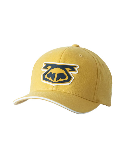 NASTY PIG SNOUT CAP 3.0 - CADMIUM YELLOW/ BLACK. WHITE