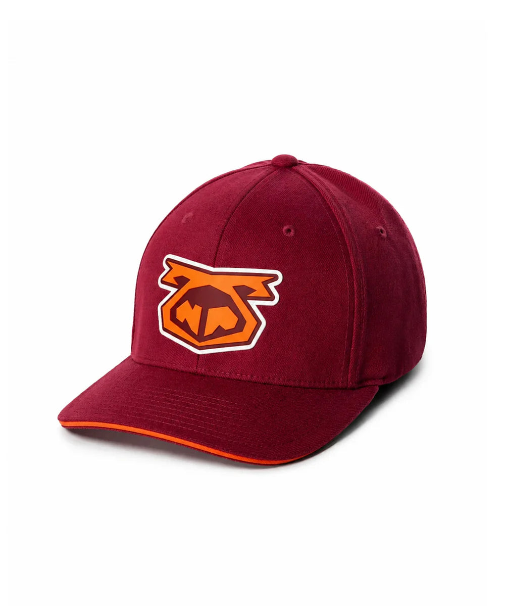 NASTY PIG SNOUT CAP 3.0 BURGUNDY/ VIBRANT ORANGE