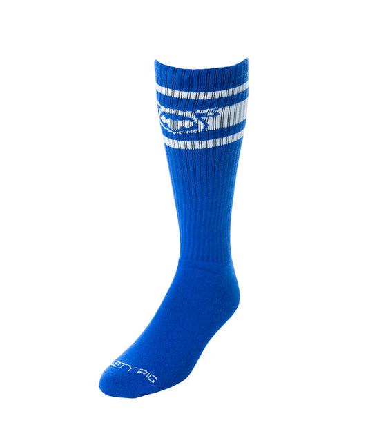 NASTY PIG HOOK'D UP SPORT SOCK - QUARTZ BLUE/ WHITE