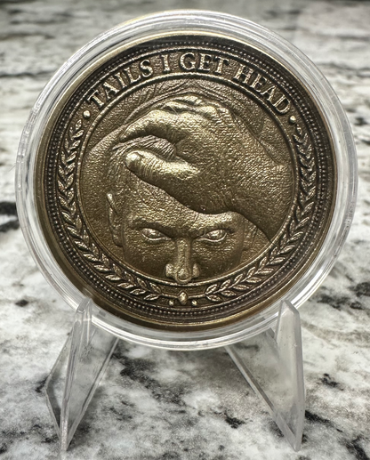 GAY - CHALLENGE COIN - HEAD OR TAIL