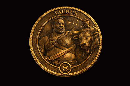 GAY BEAR ZODIAC - CHALLENGE COIN - TAURUS