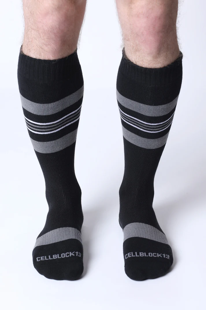 CELLBLOCK13 TIGHT END SOCK - GRAY