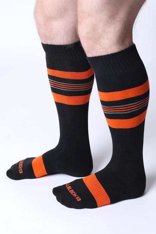 CELLBLOCK13 TIGHT END SOCK - ORANGE