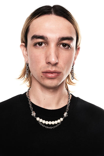 RARE ROMANCE ANCHOR CHAIN LINK EARRING