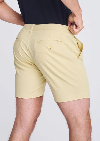 POSTMARC CRINKLE CHINO 6" SHORTS - HUSK