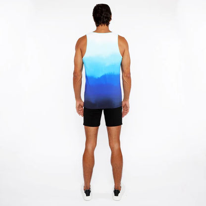 ST33LE CERULEAN GRADIENT TANK TOP