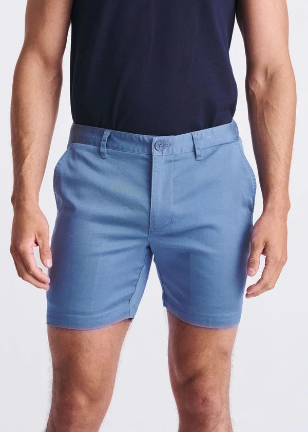 POSTMARC TEXTURED CHINO 6" SHORTS - BLUE FIN
