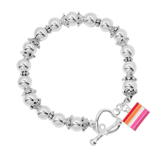 THE AWARENESS COMPANY LESBIAN HEART BRACELET