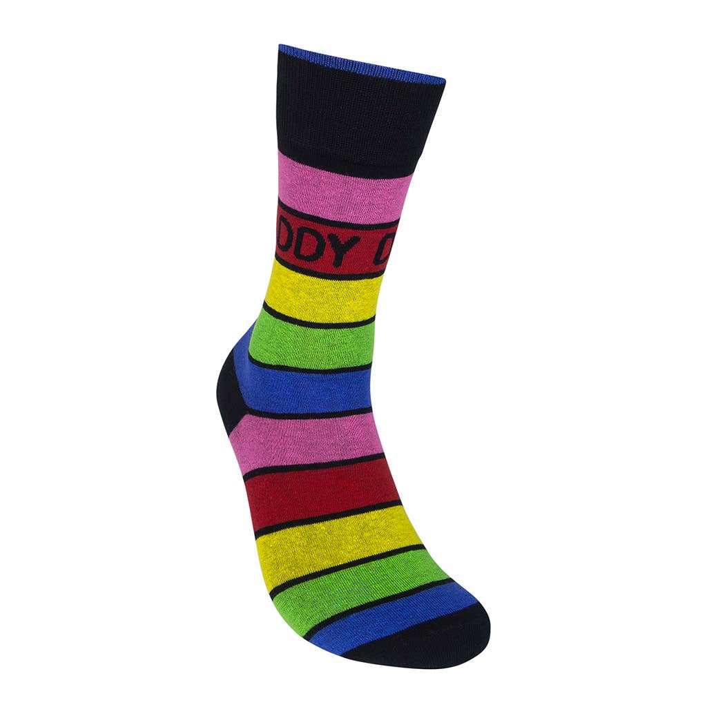 Funatic Daddy Gay Rainbow Socks