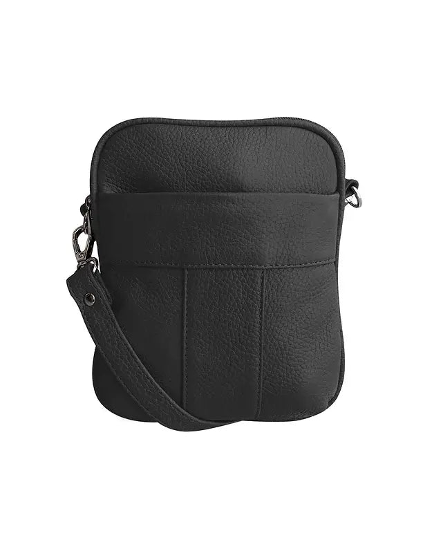 ROMA LEATHERS COWHIDE LEATHER CROSSBODY