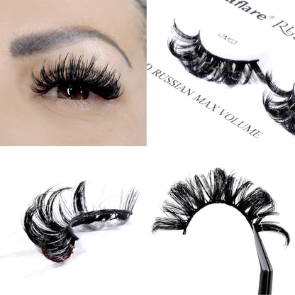 LAFLARE 3D RUSSIAN VOLUME DD CURL HANDMADE LASH