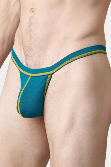 AWRY ACCENT THONG DEEP TEAL
