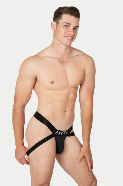 AWRY APEX THONG JOCK -  BLACK